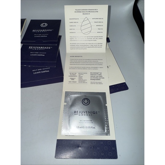 4 Monat Rejuveniqe Oil Intensive - 1.5 mL + 6 Rejuvabeads 1.5ml Samples Lot - Picture 5 of 6